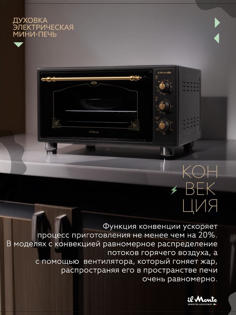 Духовка электрическая настольная, 50 л--0