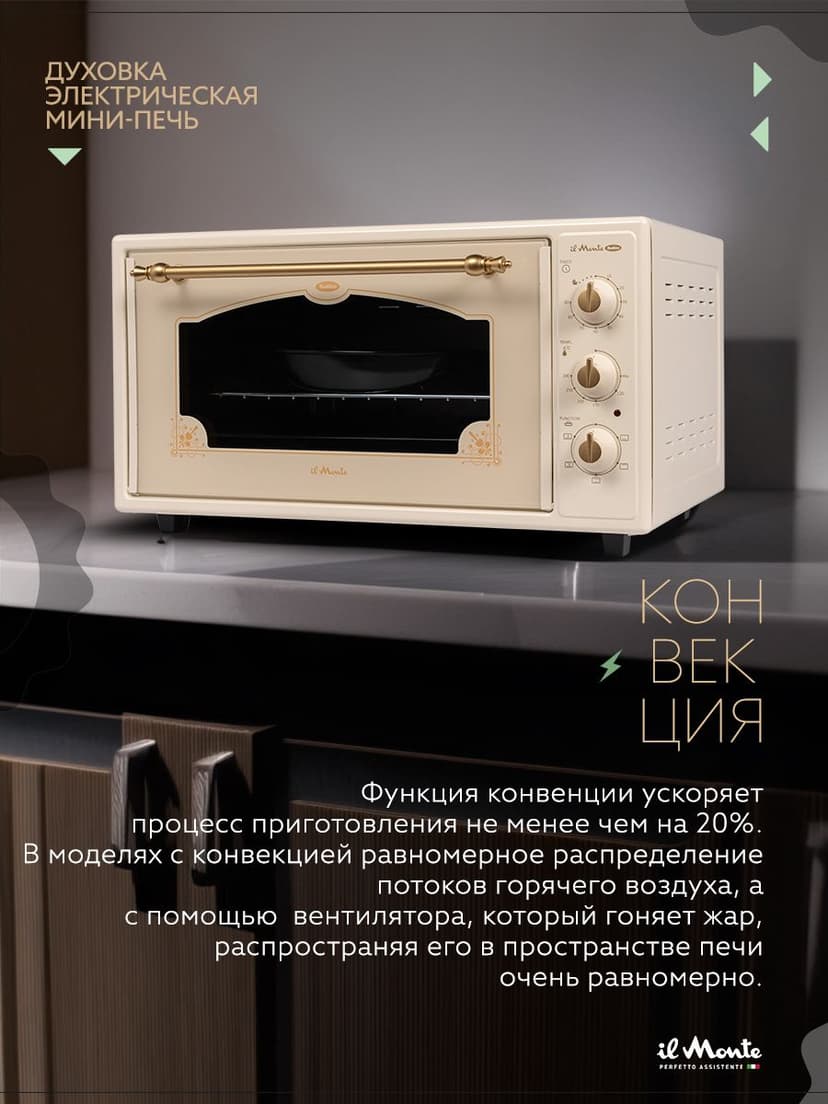 Духовка электрическая настольная, 50 л--0