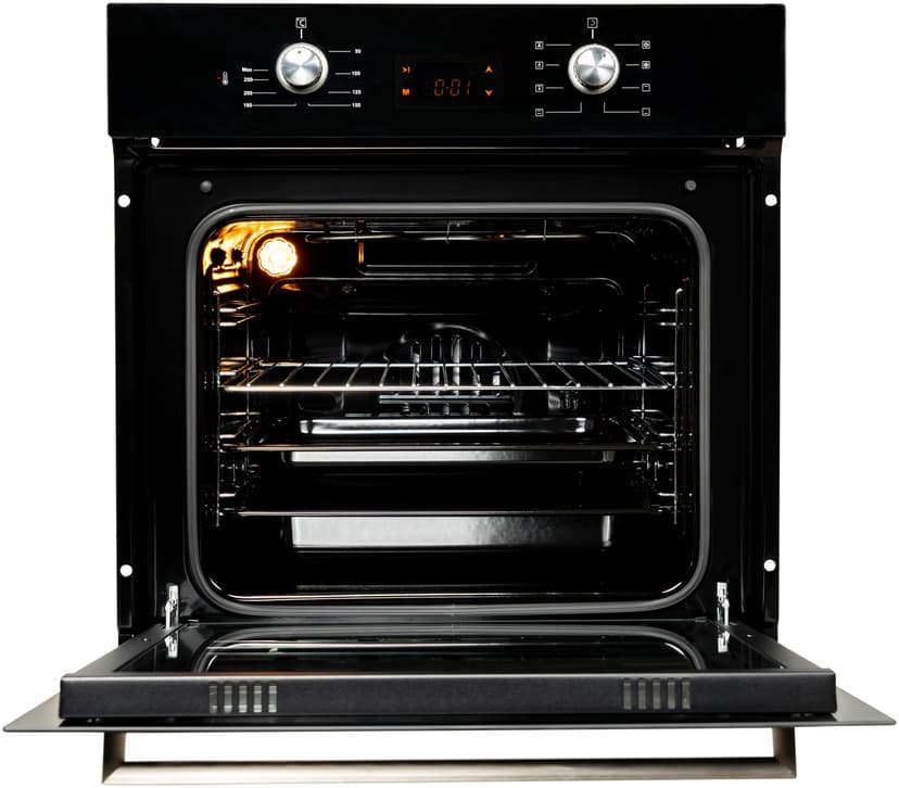 Духовой шкаф электрический встраиваемый, Ширина 60 см, Объем 56 л., 7 режимов, Конвекция, Сенсорное управление, il Monte BO-67--2