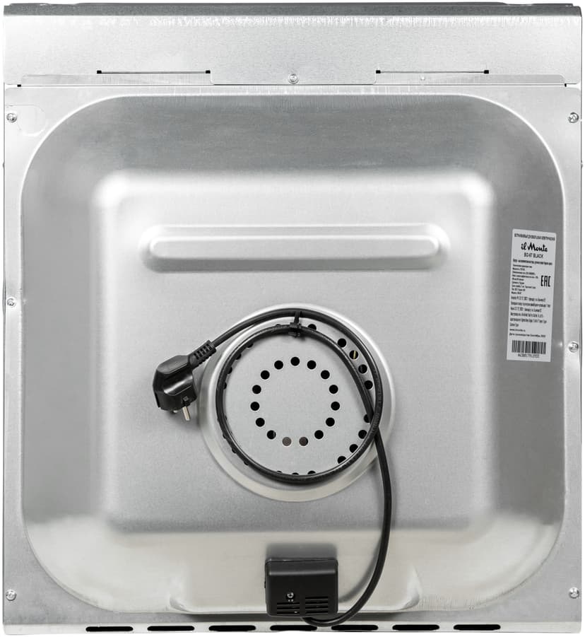 Духовой шкаф электрический встраиваемый, Ширина 60 см, Объем 56 л., 7 режимов, Конвекция, Сенсорное управление, il Monte BO-67--7