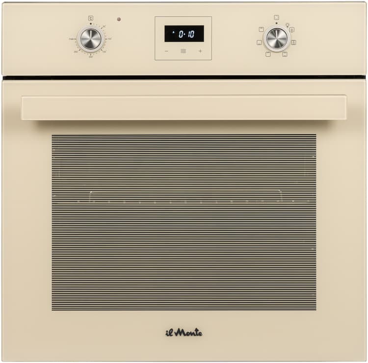 Духовой шкаф электрический встраиваемый, 66 л., 6 режимов, Конвекция, Разморозка, 50-300 С, Автоотключение по таймеру, il Monte BO-63