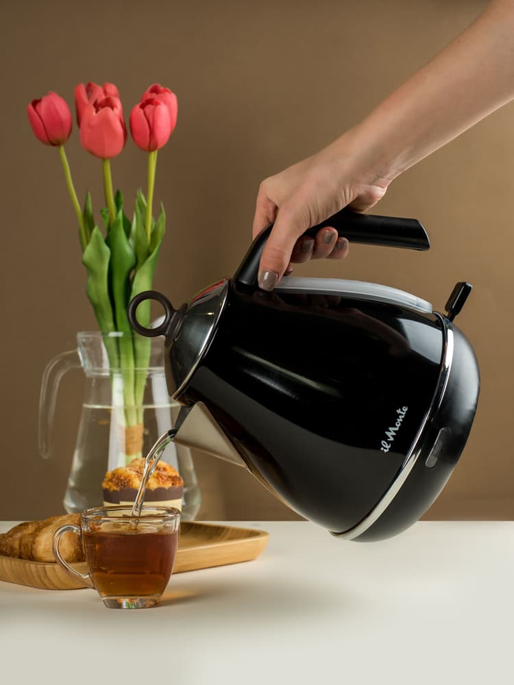 Чайник электрический, Цельнометаллический, Нержавеющая сталь, 1,7 л., il Monte EK-1702 Rustic