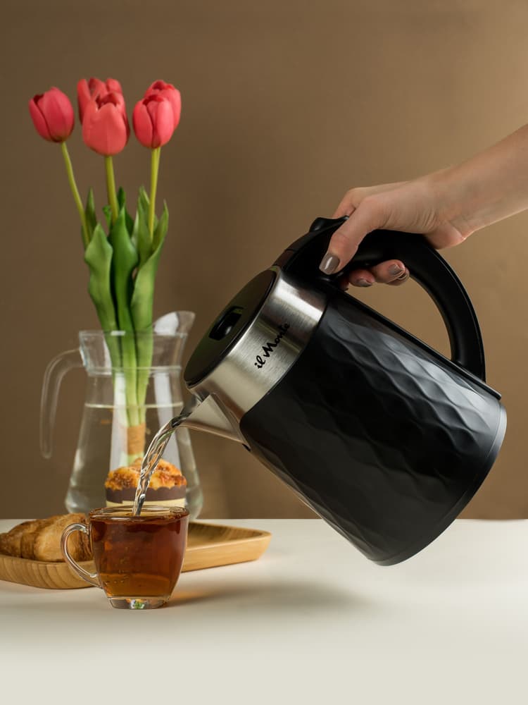 Чайник электрический, Контактная группа "Strix" (Англия), 2000 Вт., 1.7 л., il Monte EK-1705