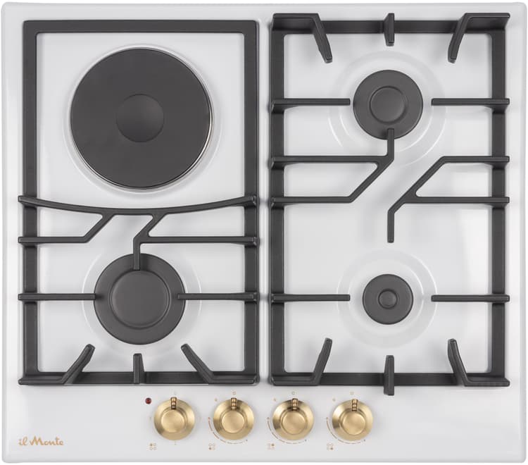 Варочная панель комбинированная, Газ + Электро