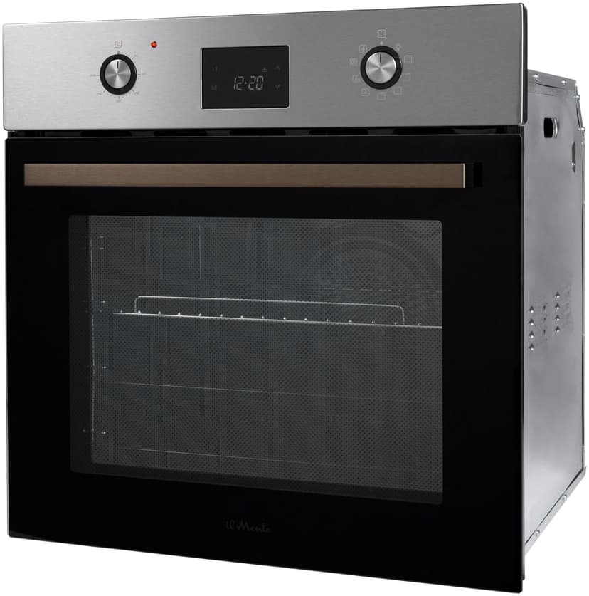 Духовой шкаф электрический встраиваемый, 66 л., 6 режимов, Конвекция, Разморозка, 50-300 С, Автоотключение по таймеру, il Monte BO-63--0