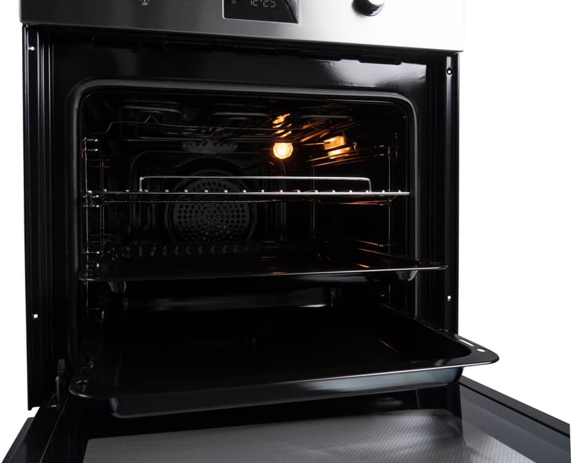 Духовой шкаф электрический встраиваемый, 66 л., 6 режимов, Конвекция, Разморозка, 50-300 С, Автоотключение по таймеру, il Monte BO-63--4