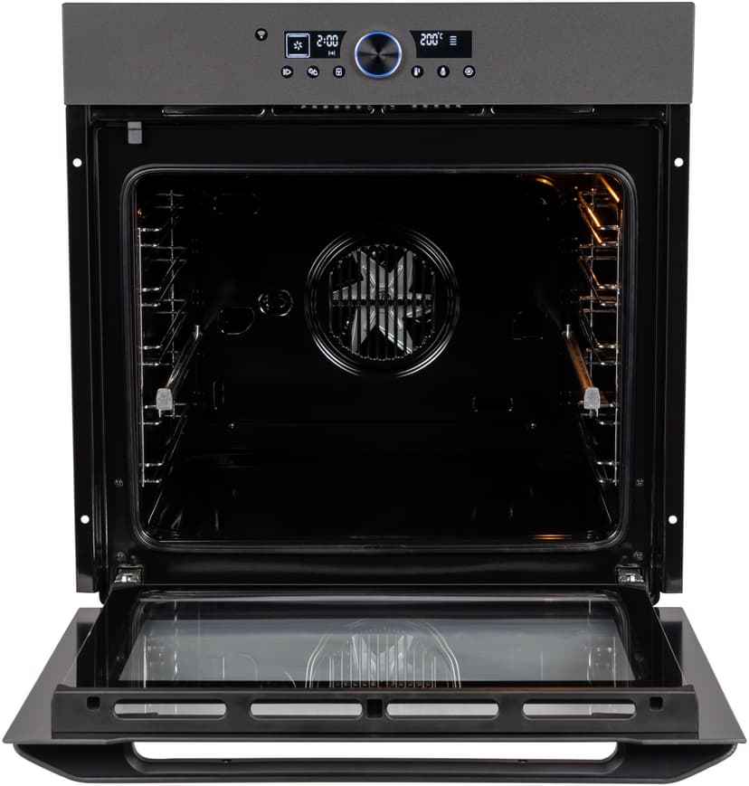 Духовой шкаф электрический встраиваемый, Матовое стекло, Wi-Fi, Камень для пиццы, Премиальная серия il Monte, BO-77--25