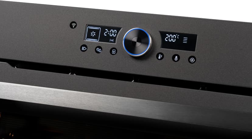 Духовой шкаф электрический встраиваемый, Матовое стекло, Wi-Fi, Камень для пиццы, Премиальная серия il Monte, BO-77--14