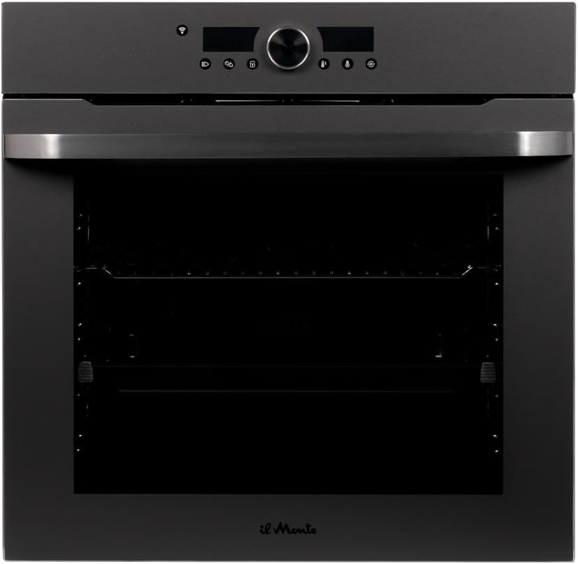 Духовой шкаф электрический встраиваемый, Матовое стекло, Wi-Fi, Камень для пиццы, Премиальная серия il Monte, BO-77--12