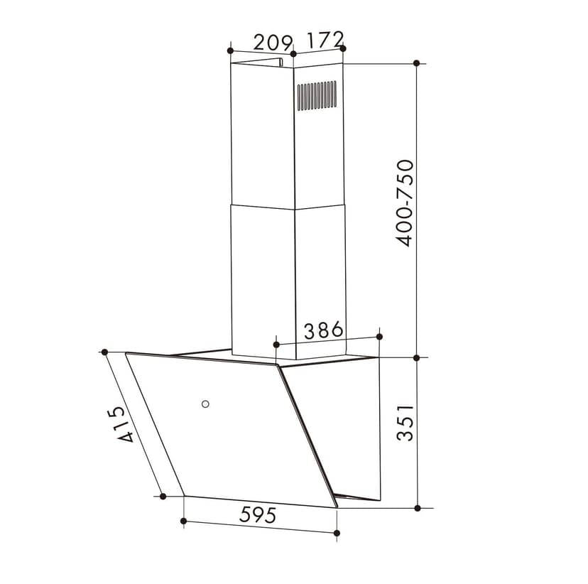 Вытяжка для кухни, Управление жестами + Сенсорное--7