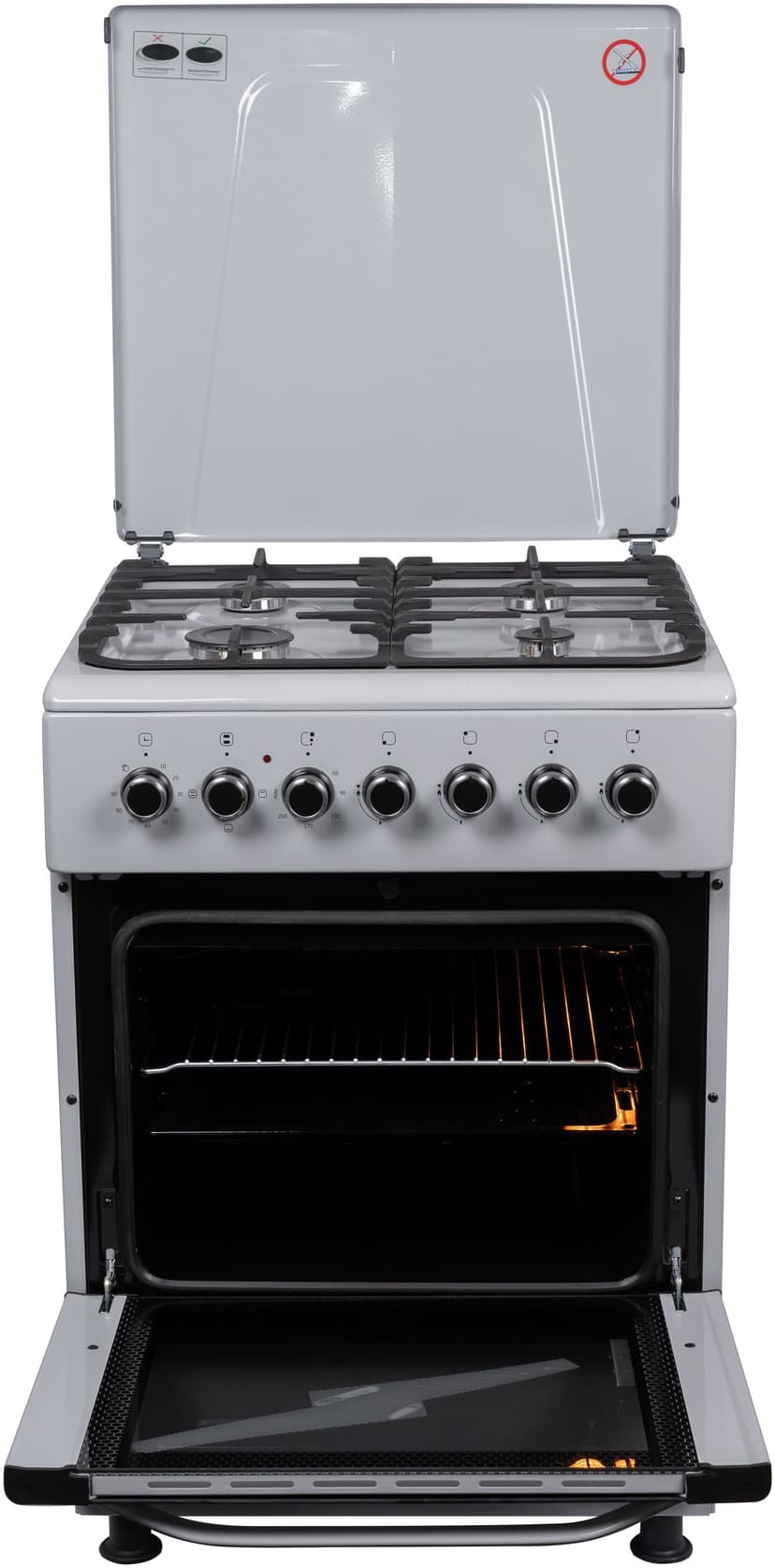 Газовая плита с Электрической духовкой--4