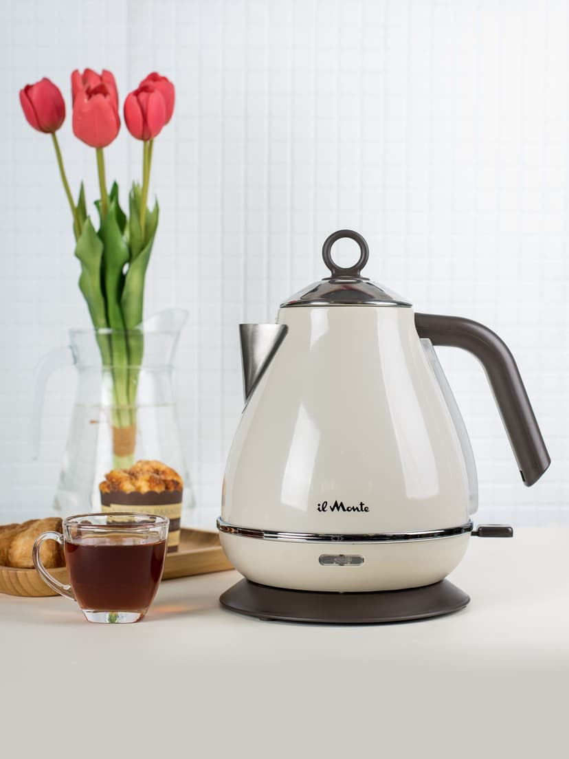Чайник электрический, Цельнометаллический, Нержавеющая сталь, 1,7 л., il Monte EK-1702 Rustic--3