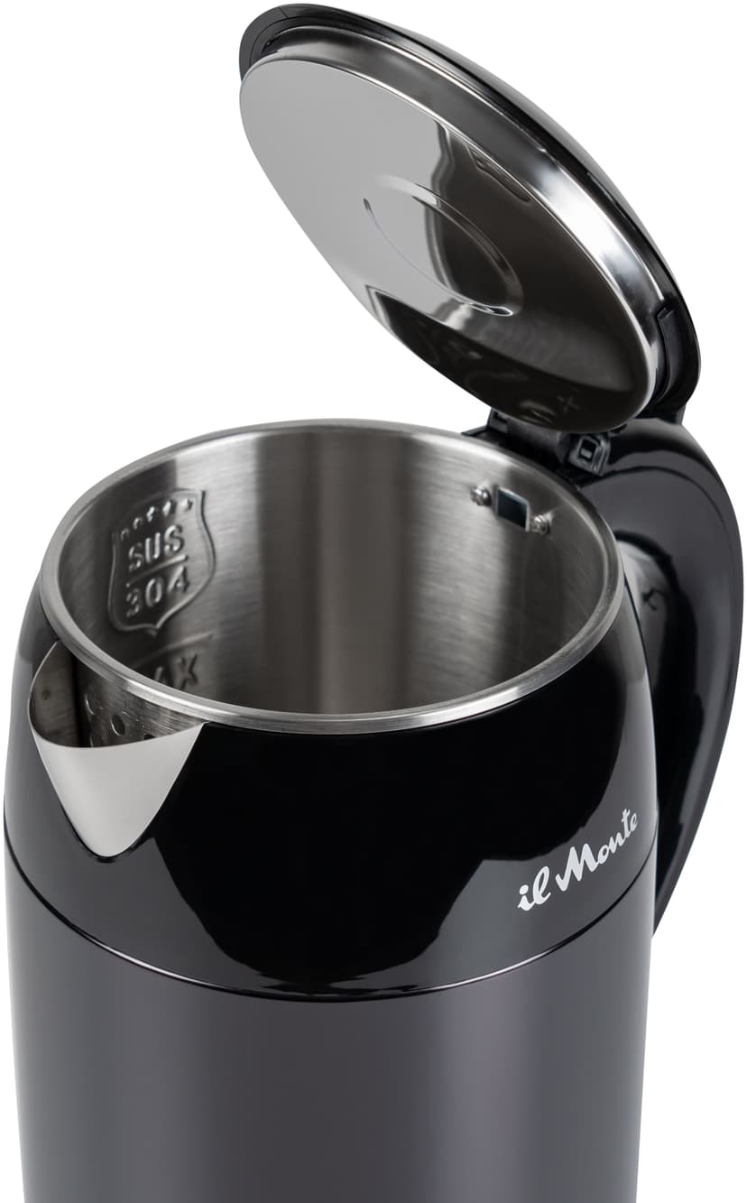 Чайник электрический, Strix, Противоожоговый корпус, Нержавеющая сталь, 1,8 л., il Monte EK-1801--16