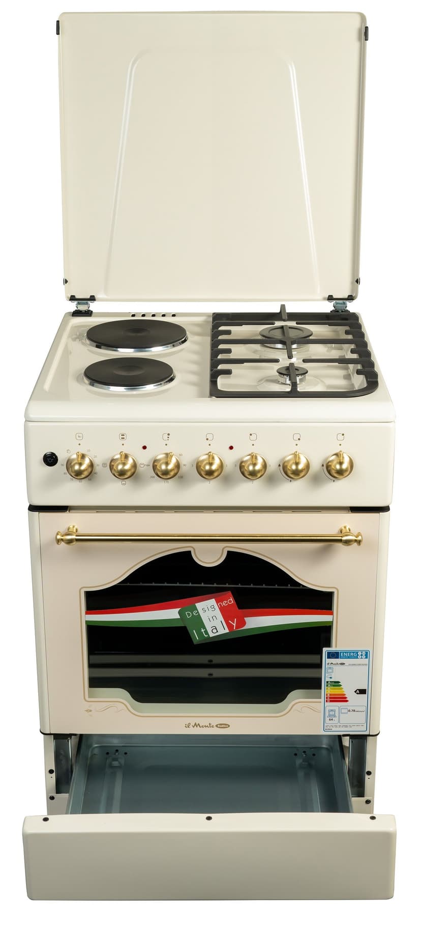 Газовая плита комбинированная, Газ + Электро--2