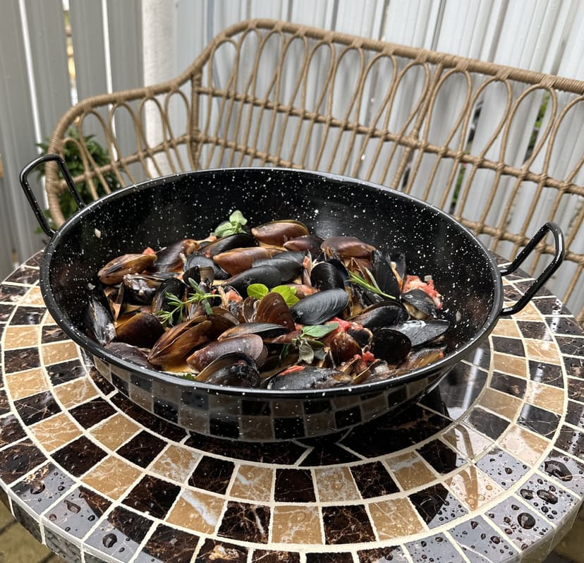 Сковорода-Wok, Для мидий и других блюд, Диаметр 26 см--0