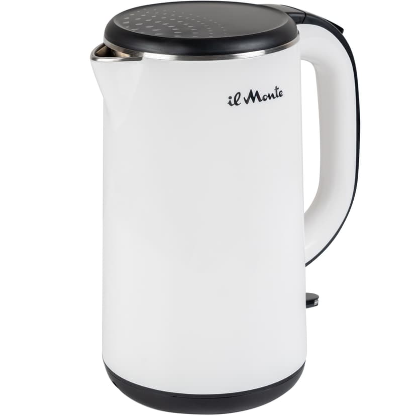 Чайник электрический, 1,8 л., 2000 Вт., Стальной корпус, Адиабатное (ненагревающееся) покрытие, il Monte EK-1802--0
