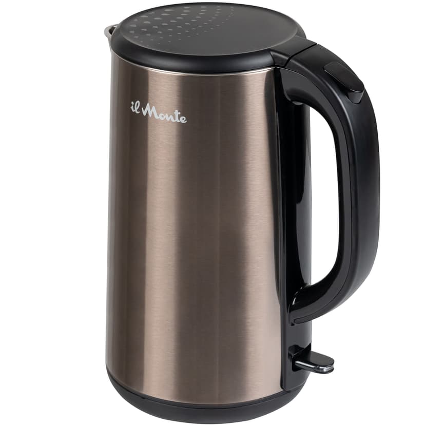 Чайник электрический, 1,8 л., 2000 Вт., Контактная группа "Strix" (Англия), Стальной корпус, Адиабатное (ненагревающееся) покрытие, il Monte EK-1803--4