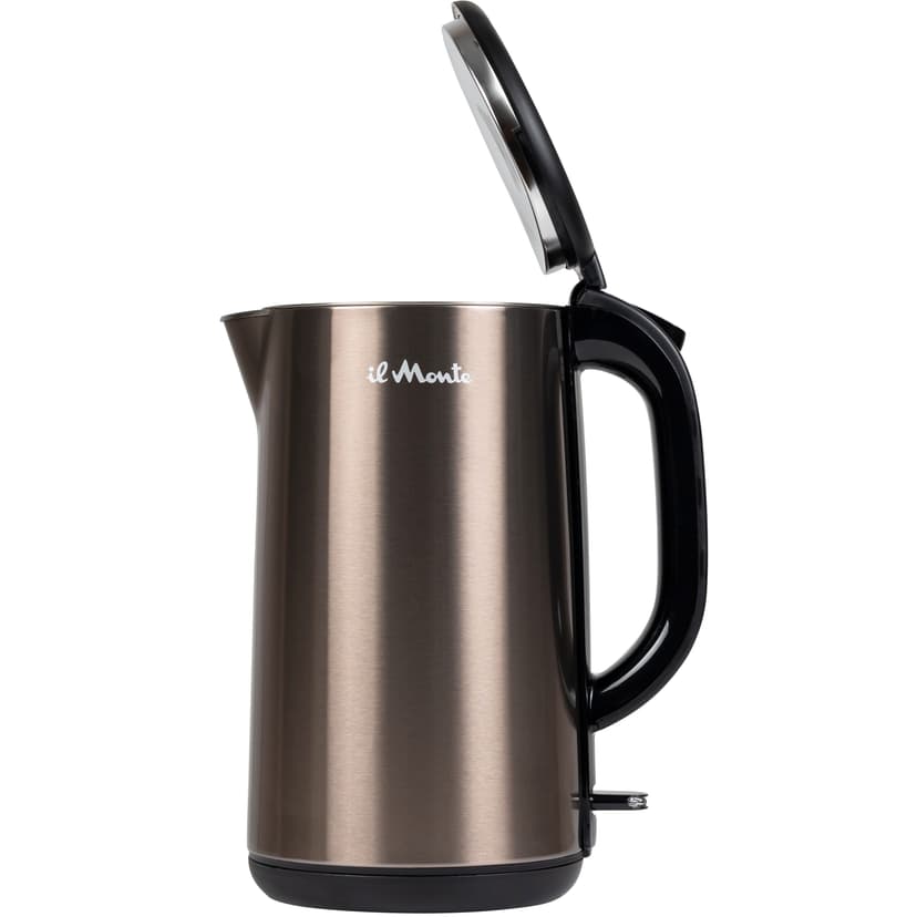 Чайник электрический, 1,8 л., 2000 Вт., Контактная группа "Strix" (Англия), Стальной корпус, Адиабатное (ненагревающееся) покрытие, il Monte EK-1803--2