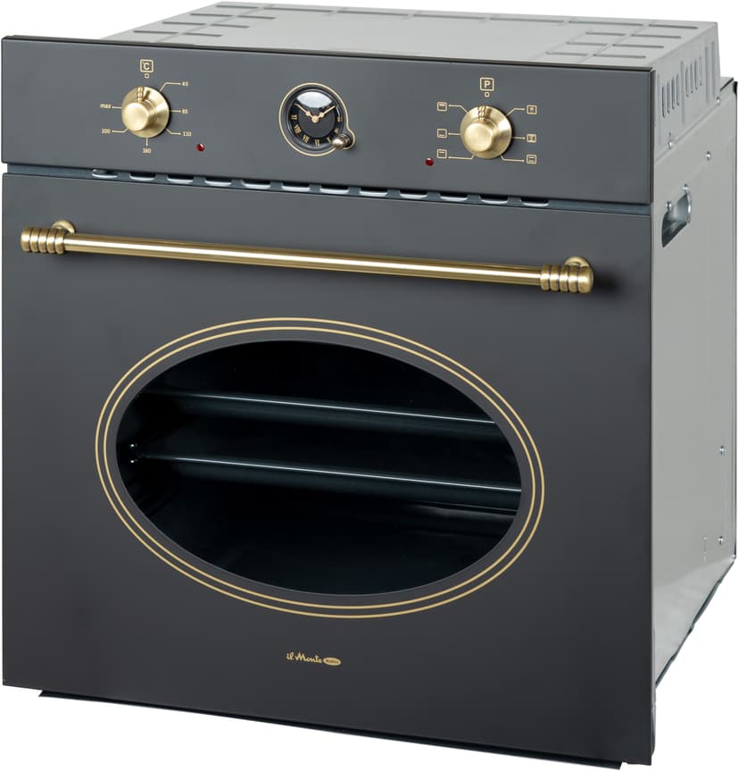 Духовой шкаф электрический встраиваемый, объем 66 л., БИО-Эмаль, Конвекция, Разморозка, 6 режимов, Автоотключение по таймеру, il Monte BO-70--0