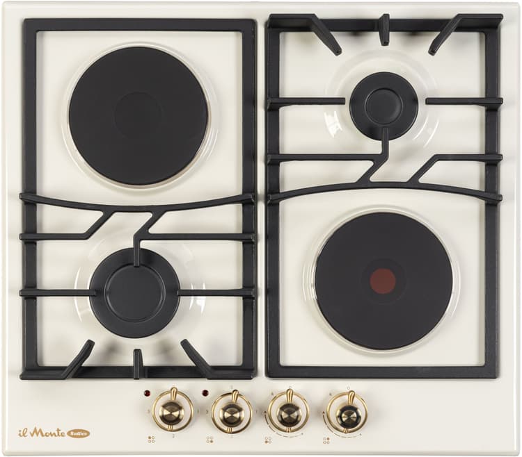 Варочная панель комбинированная, Газ + Электро