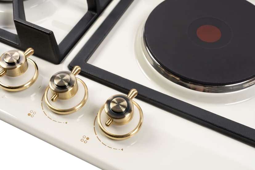 Варочная панель комбинированная, Газ + Электро--2