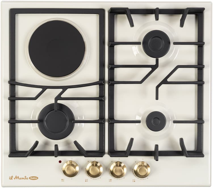 Варочная панель комбинированная, Газ + Электро