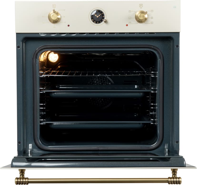 Духовой шкаф электрический встраиваемый, объем 66 л., БИО-Эмаль, Конвекция, Разморозка, 6 режимов, Автоотключение по таймеру, il Monte BO-70--2