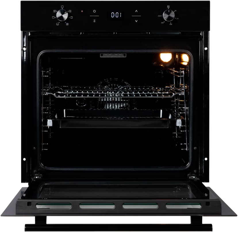Духовой шкаф электрический встраиваемый, 75 л., Ширина 60 см., Конвекция, Гриль, Телескопические направляющие, il Monte BO-75-LUXE--0