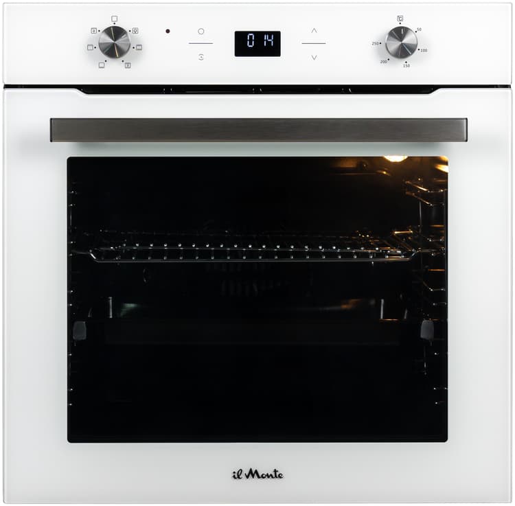 Духовой шкаф электрический встраиваемый, 75 л., Ширина 60 см., Конвекция, Гриль, Телескопические направляющие, il Monte BO-75-LUXE