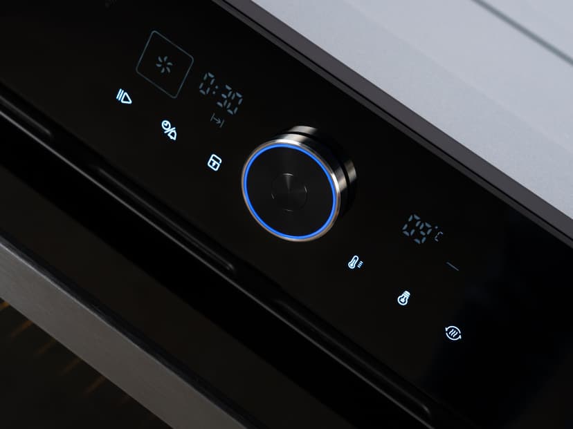 Духовой шкаф электрический встраиваемый, 75 л., Тройное стекло, Управление Wi-Fi, 10 режимов, Конвекция, Разморозка, il Monte BO-77--16