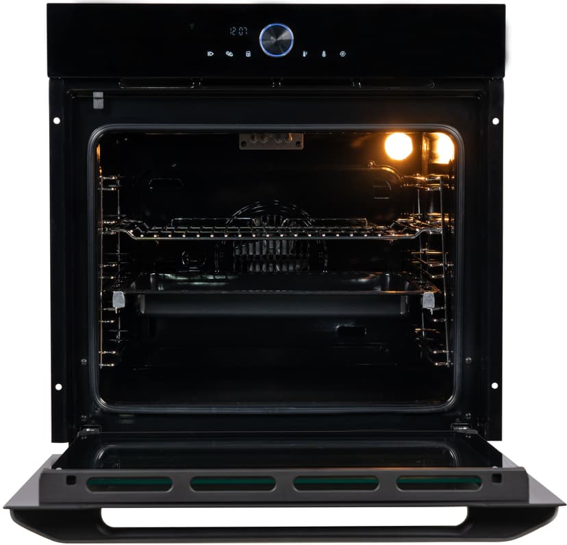 Духовой шкаф электрический встраиваемый, 75 л., Тройное стекло, Управление Wi-Fi, 10 режимов, Конвекция, Разморозка, il Monte BO-77--19