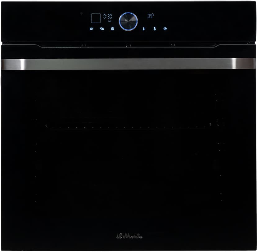 Духовой шкаф электрический встраиваемый, 75 л., Тройное стекло, Управление Wi-Fi, 10 режимов, Конвекция, Разморозка, il Monte BO-77--14