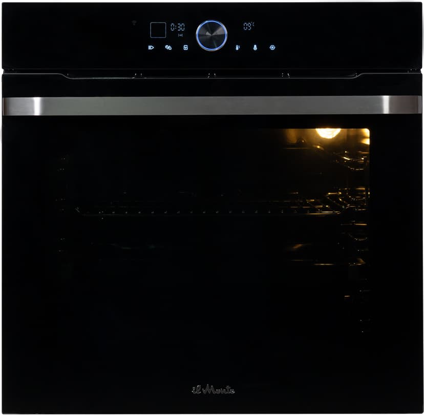 Духовой шкаф электрический встраиваемый, 75 л., Тройное стекло, Управление Wi-Fi, 10 режимов, Конвекция, Разморозка, il Monte BO-77--18