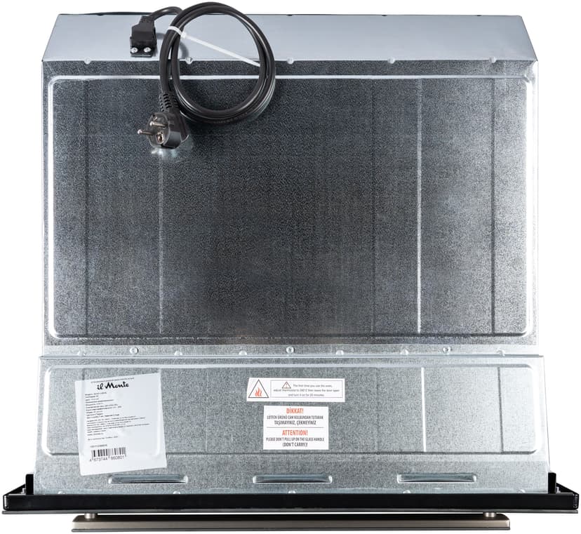 Духовой шкаф электрический встраиваемый, 66 л., 6 режимов, Конвекция, Разморозка, 50-300 С, Автоотключение по таймеру, il Monte BO-63--8