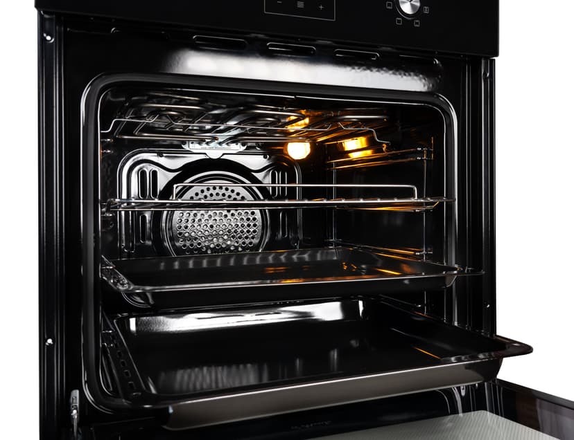 Духовой шкаф электрический встраиваемый, 66 л., 6 режимов, Конвекция, Разморозка, 50-300 С, Автоотключение по таймеру, il Monte BO-63--2