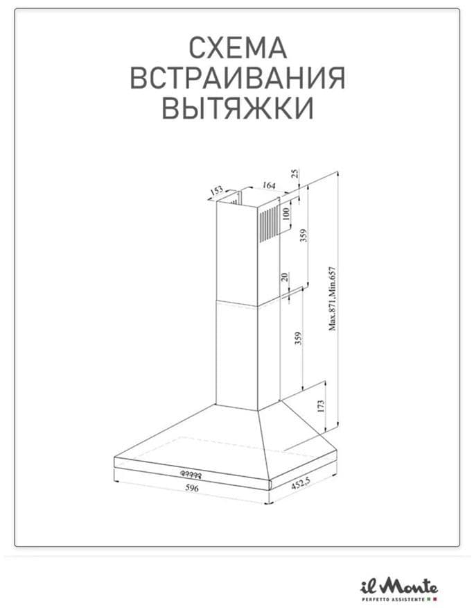 Вытяжка для кухни, Купольная--7