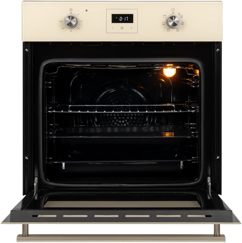 Духовой шкаф электрический встраиваемый, 66 л., 6 режимов, Конвекция, Разморозка, 50-300 С, Автоотключение по таймеру, il Monte BO-63--2