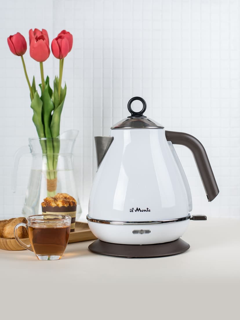 Чайник электрический, Цельнометаллический, Нержавеющая сталь, 1,7 л., il Monte EK-1702 Rustic--2