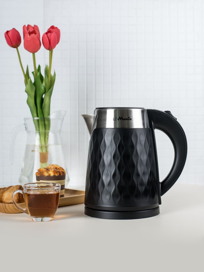 Чайник электрический, Контактная группа "Strix" (Англия), 2000 Вт., 1.7 л., il Monte EK-1705--0