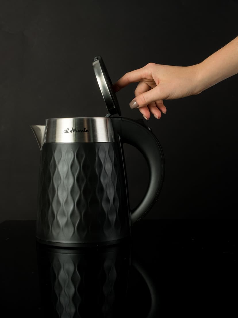 Чайник электрический, Контактная группа "Strix" (Англия), 2000 Вт., 1.7 л., il Monte EK-1705--2