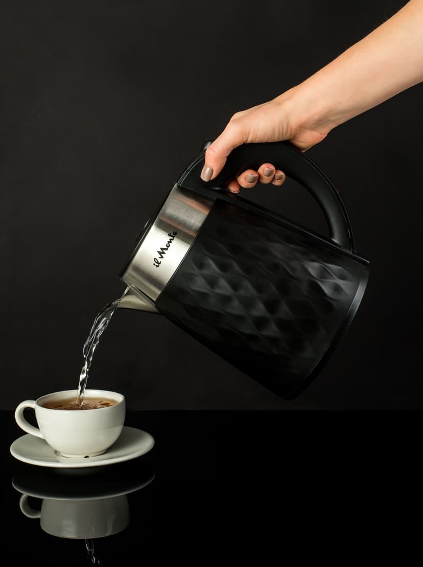 Чайник электрический, Контактная группа "Strix" (Англия), 2000 Вт., 1.7 л., il Monte EK-1705--3