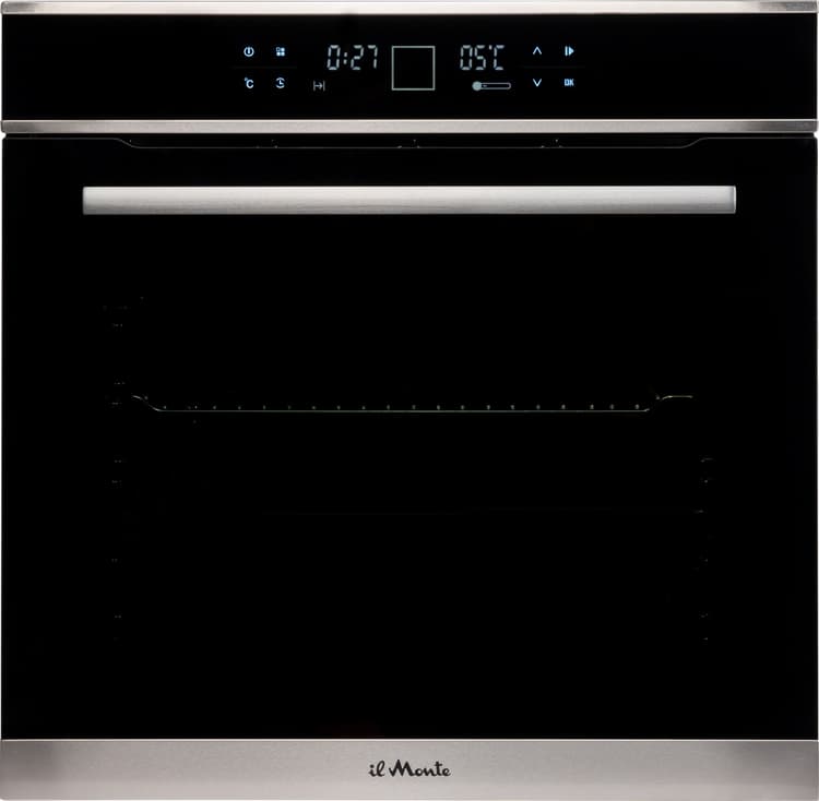 Духовой шкаф электрический встраиваемый, Встроенный датчик текущей температуры, Тройное стекло, 10 режимов, Премиальная серия il Monte, BO-76