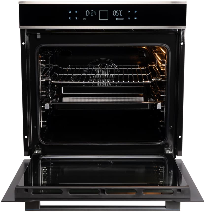 Духовой шкаф электрический встраиваемый, Встроенный датчик текущей температуры, Тройное стекло, 10 режимов, Премиальная серия il Monte, BO-76--3