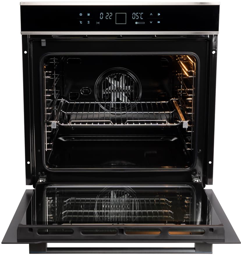 Духовой шкаф электрический встраиваемый, Встроенный датчик текущей температуры, Тройное стекло, 10 режимов, Премиальная серия il Monte, BO-76--2