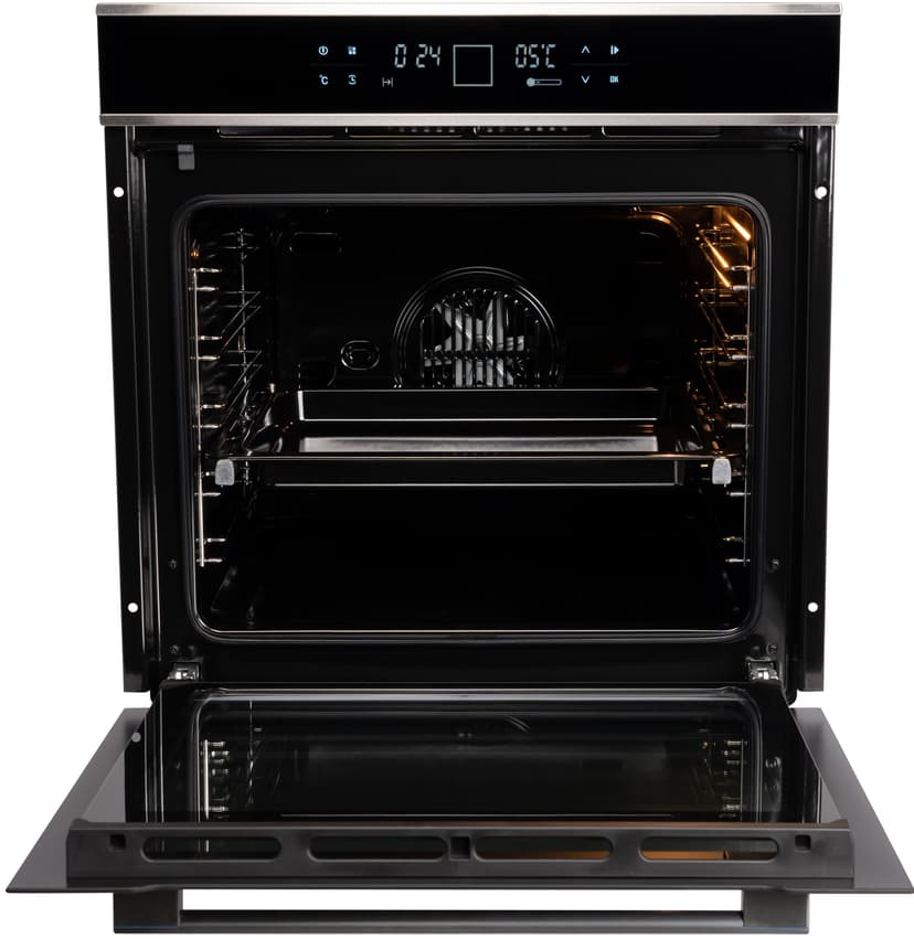 Духовой шкаф электрический встраиваемый, Встроенный датчик текущей температуры, Тройное стекло, 10 режимов, Премиальная серия il Monte, BO-76--8