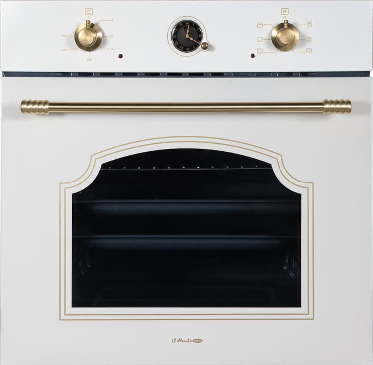 Духовой шкаф электрический встраиваемый, объем 66 л., БИО-Эмаль, Конвекция, Разморозка, 6 режимов, Автоотключение по таймеру, il Monte BO-71