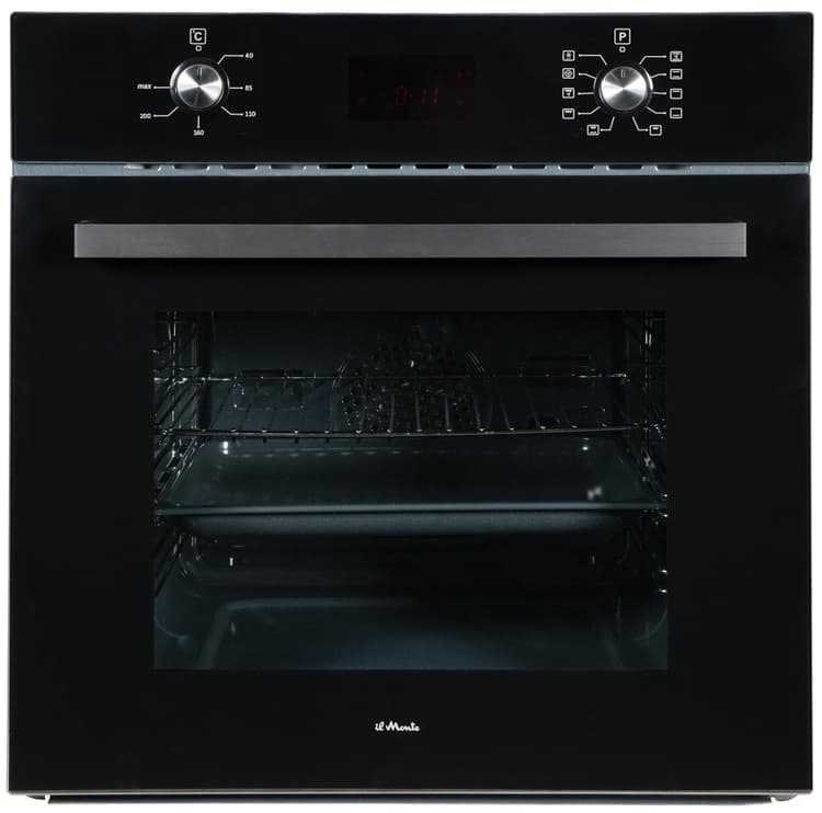 Духовой шкаф электрический встраиваемый, 10 режимов, Конвекция, Гриль, Разморозка, il Monte BO-72