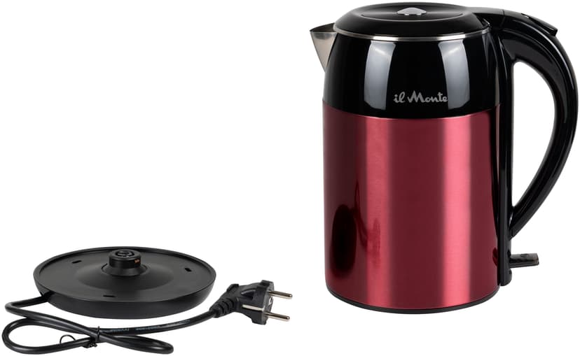 Чайник электрический, Strix, Противоожоговый корпус, Нержавеющая сталь, 1,8 л., il Monte EK-1801--16