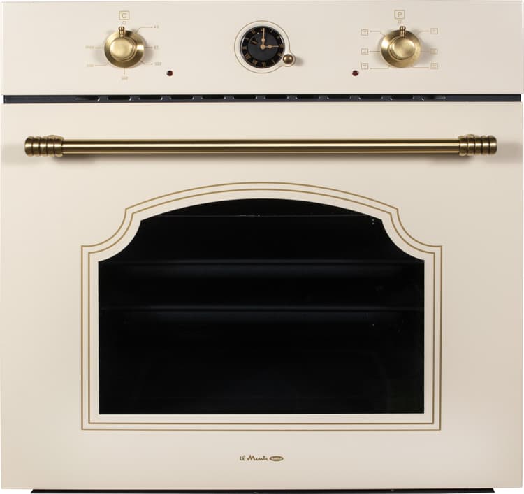 Духовой шкаф электрический встраиваемый, объем 66 л., БИО-Эмаль, Конвекция, Разморозка, 6 режимов, Автоотключение по таймеру, il Monte BO-71