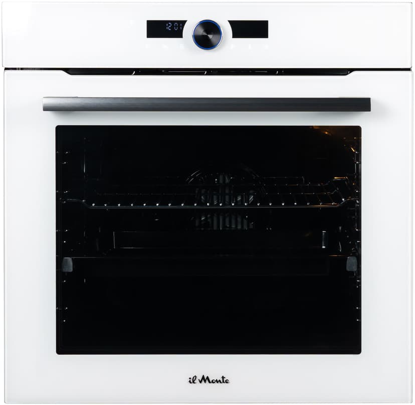 Духовой шкаф электрический встраиваемый, 75 л., Тройное стекло, Управление Wi-Fi, 10 режимов, Конвекция, Разморозка, il Monte BO-77--12
